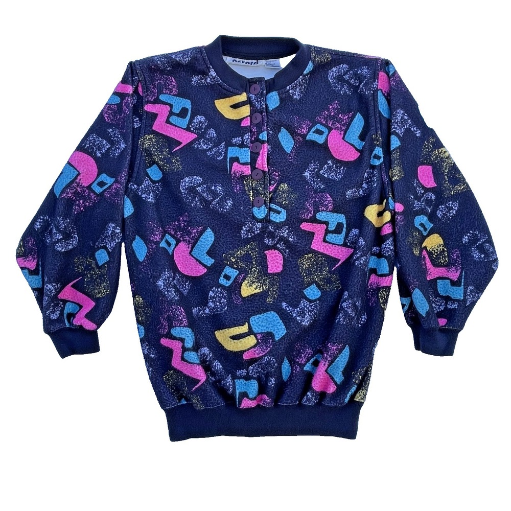 Vintage Gerard Works  Acrylic Bright Colored Sweater Women's Size Medium Pink‎
